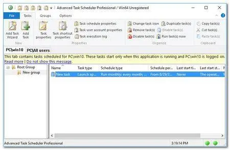 Advanced Task Scheduler Professional / Network 5.0 Build 700