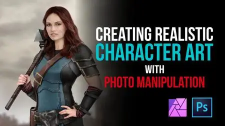 Realistic Character Design - Photo Manipulation, Concept Art, Photoshop Tools and Digital Cosplay