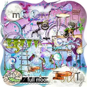 Scrap set "Full Moon Party"
