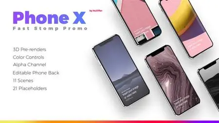 App Promo Stomp - Phone X - Project for After Effects (VideoHive)