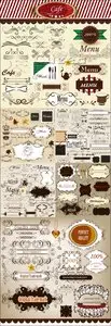 Vector - Collection of calligraphic design elements