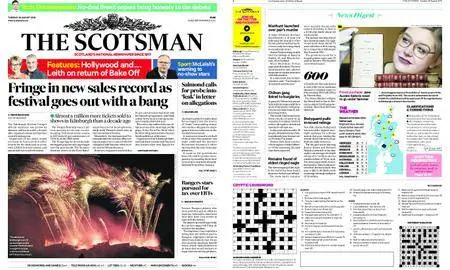 The Scotsman – August 28, 2018