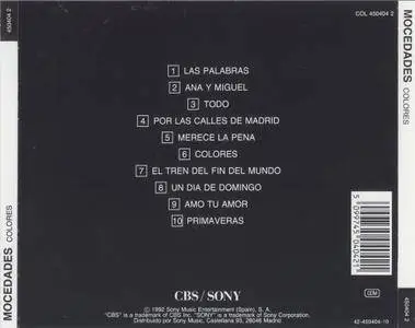 Mocedades – Colores (1986)
