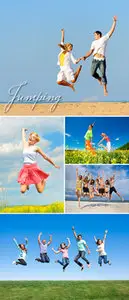 Stock Photo - Jumping People 2