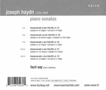 Fazil Say - Haydn: Piano Sonatas (2007)