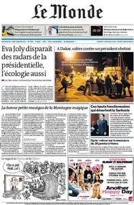 Le Monde et Supplèments du Samedi 29 et Dimanche 30 Janvier 2012