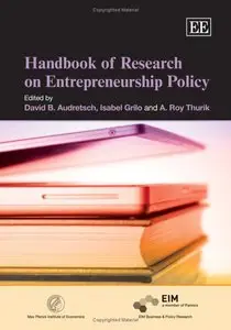 Handbook of Research on Entrepreneurship Policy (repost)