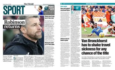 The Herald Sport (Scotland) – February 22, 2022