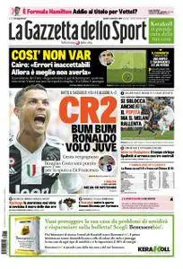 La Gazzetta dello Sport – 17 settembre 2018