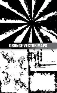 Grunge vector maps