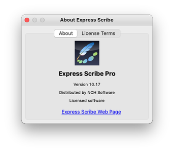 Express Scribe Pro 10.17 macOS