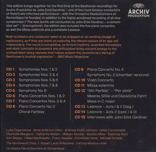 John Eliot Gardiner - Complete Beethoven Recordings on ARCHIV Produktion [15CDs] (2019)