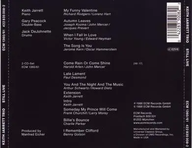 Keith Jarrett / Gary Peacock / Jack DeJohnette - Still Live (1988) [2CDs] {ECM 1360/61}