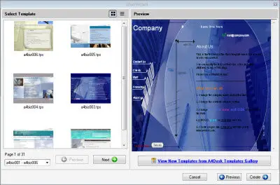 A4Desk Flash Website Builder v6.35