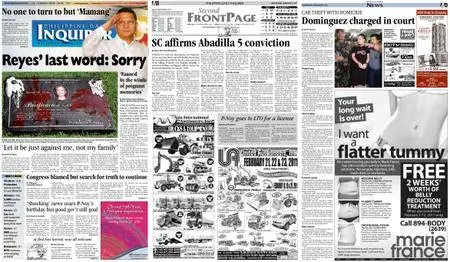 Philippine Daily Inquirer – February 09, 2011