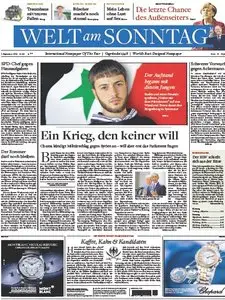 Welt am Sonntag vom 01 September 2013