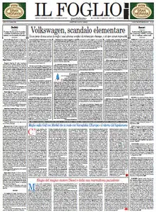 Il Foglio - 28.09.2015 