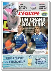 L'Equipe - Mercredi 11 Aout 2010
