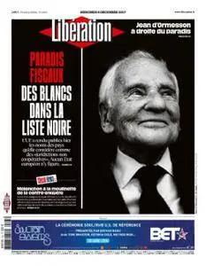 Libération du Mercredi 6 Décembre 2017