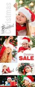 Stock Photo - Christmas Children