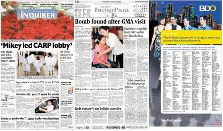 Philippine Daily Inquirer – December 20, 2008