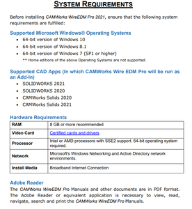 CAMWorks WireEDM Pro 2021 SP1