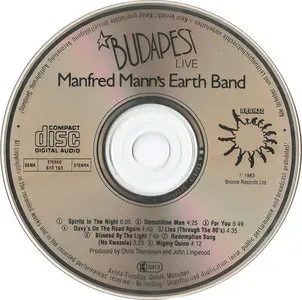 Manfred Mann's Earth Band - Budapest Live (1984) [Bronze Rec., 610 163-222]