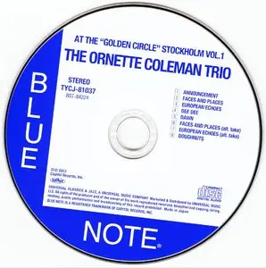 Ornette Coleman - At The Golden Circle Stockholm (1965) {Blue Note Japan SHM-CD TYCJ-81037 rel 2013} (24-192 remaster)