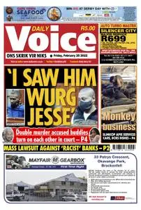 Daily Voice – 25 February 2022