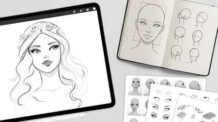 Character Drawing: Create Female Portraits In Procreate