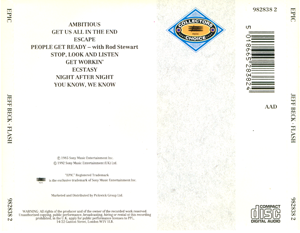 Jeff Beck - Flash (1985) [Epic 982838 2, 1992]