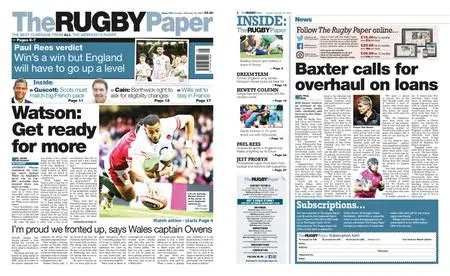 The Rugby Paper – February 26, 2023