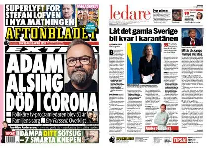 Aftonbladet – 16 april 2020