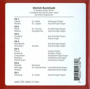 Dietrich Buxtehude - Harald Vogel - Complete Organ Works (2007, MDG "Gold" # 309 1582-2, 7xCD Box) [RE-UP]