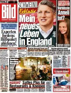 Bild Zeitung - 18 August 2015