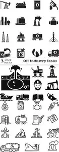 Vectors - Oil Industry Icons