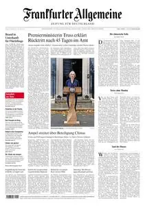 Frankfurter Allgemeine Zeitung  - 21 Oktober 2022