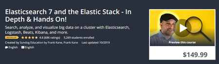 Udemy - Elasticsearch 7 and the Elastic Stack - In Depth & Hands On! (2019)