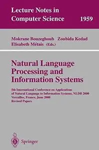 Natural Language Processing and Information Systems: 5th International Conference on Applications of Natural Language to Inform