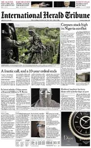 International Herald Tribune from Wednesday, 08. May 2013