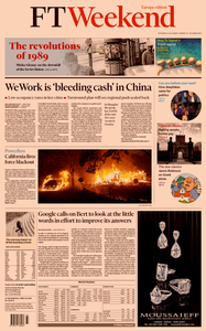 Financial Times Europe – 26 October 2019