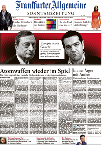 Frankfurter Allgemeine Zeitung am Sonntag, 25. Januar 2015