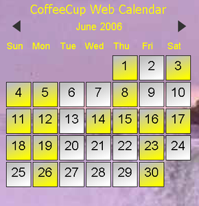 CoffeeCup Web Calendar ver.3.0 Retail