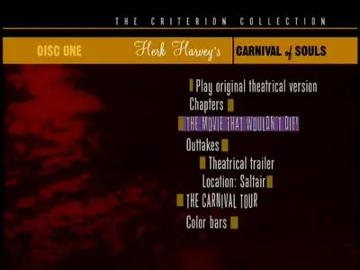 Carnival of Souls (1962) - (The Criterion Collection - #63) [2 DVD9] [2000]  