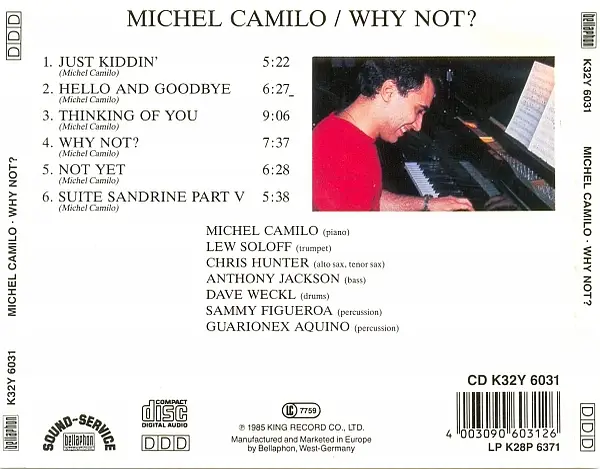 Michel Camilo - Why Not? (1992) {King Record}