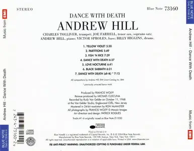 Andrew Hill - Black Fire (1963) + Dance With Death (1968) {2004 Blue Note Remaster} [combined repost]