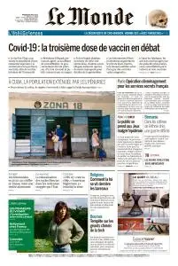 Le Monde du Mercredi 4 Août 2021