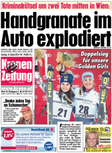 Kronen Zeitung, 12. Januar 2014