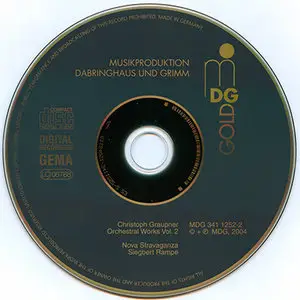 Christoph Graupner - Orchestral Works Vol. 2 (2004, MDG "Gold" # 341 1252-2) [RE-UP]