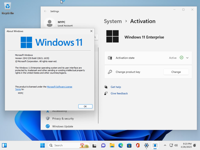 Windows 11 Enterprise 22H2 Build 22621.1635 (No TPM Required) Preactivated Multilingual